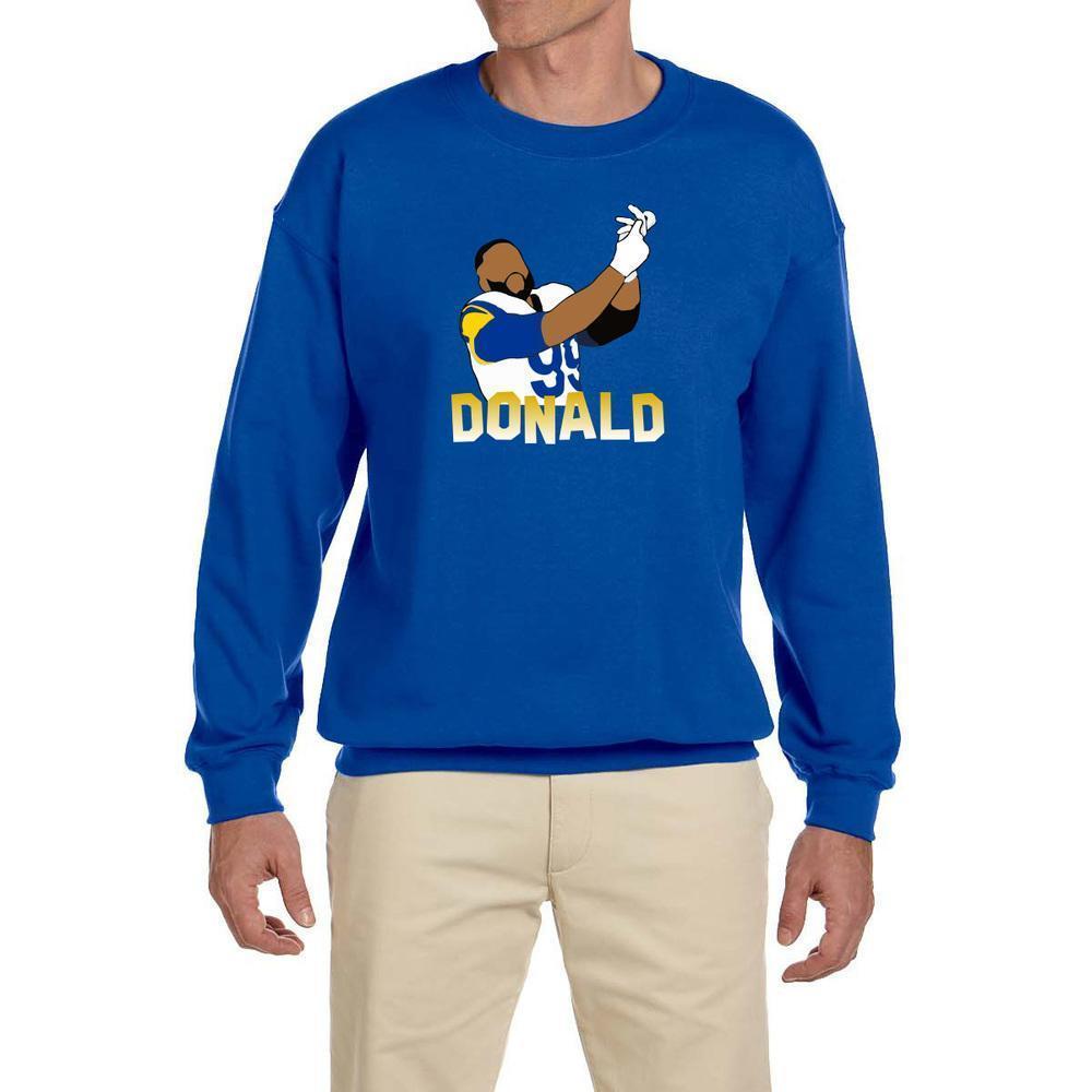 Los Angeles Rams Aaron Donald Crewneck Sweatshirt - Picture 1 of 4